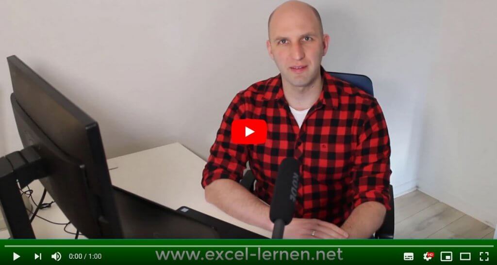 Intro - Daniel, der Excel Dozent erklärt seine Excellernen Plattform